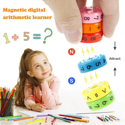 Mini Rotating Magnetic Math Operation Wheel - 313