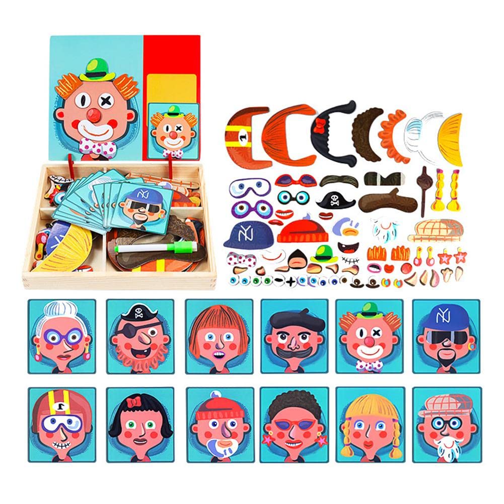 Livre de Puzzles Magnétiques Clown Rigolo