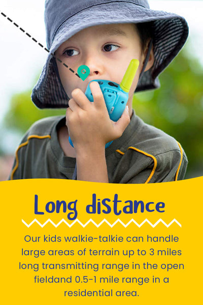 Talkie-walkie pour enfants (lot de 3)