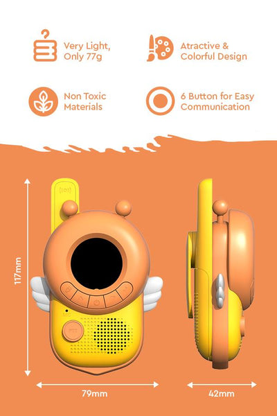 Magic Little Bee Intercom Walkie Talkie Kids Toy
