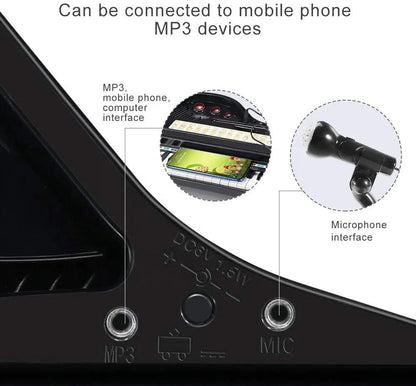 31-Key Mini Grand Piano with Microphone - Perfect First Birthday Gift for Toddlers