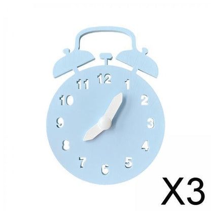 3xSensory Busy Boards Accessories Wooden Clock Educational Toys