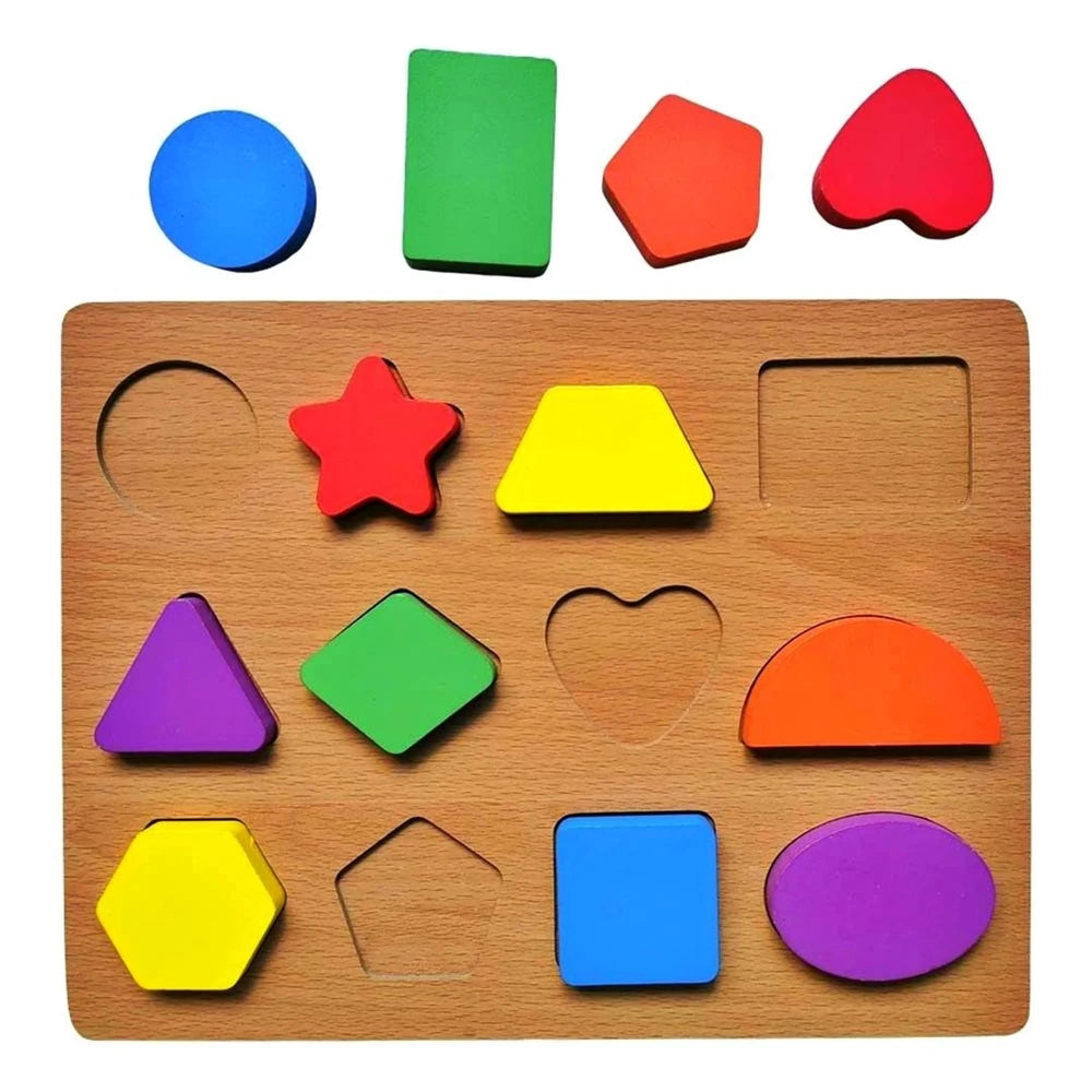 Tablero de madera 3D - Formas