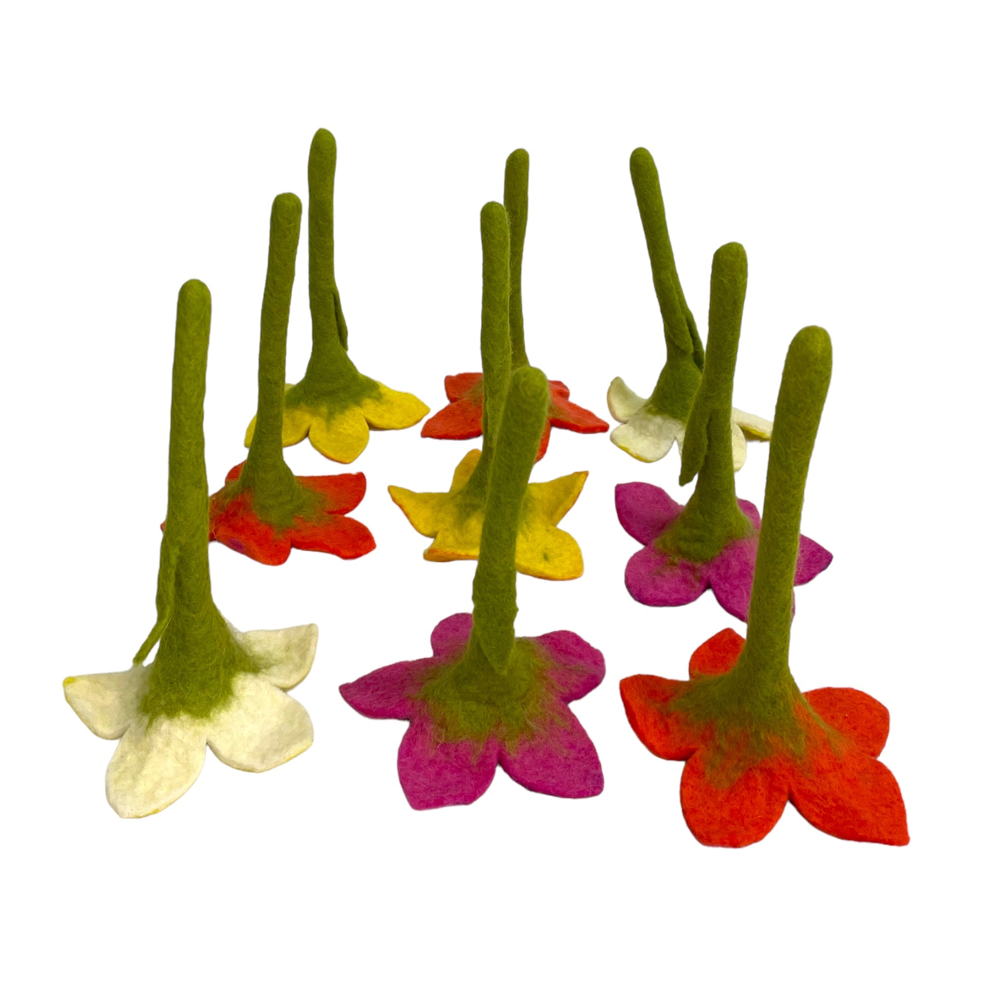 Montessori Felt Flowers Bouquet Toddler Sensory Play Toy