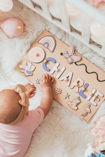 Custom Name Montessori Wooden Board