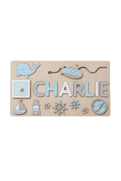 Custom Name Montessori Wooden Board