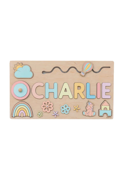 Custom Name Montessori Wooden Board