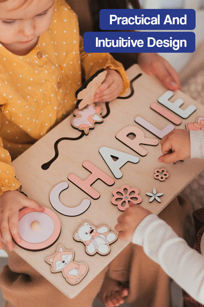 Custom Name Montessori Wooden Board