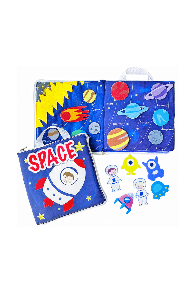 Space Puzzle Quiet Book