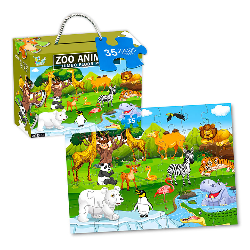 Zoo Animal Jumbo Floor Puzzle