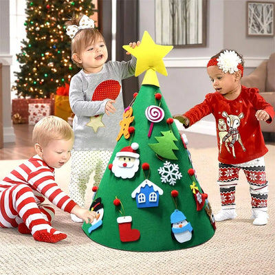 Fidtoy DIY Felt Christmas Tree – Interactive Holiday Decoration for Kids