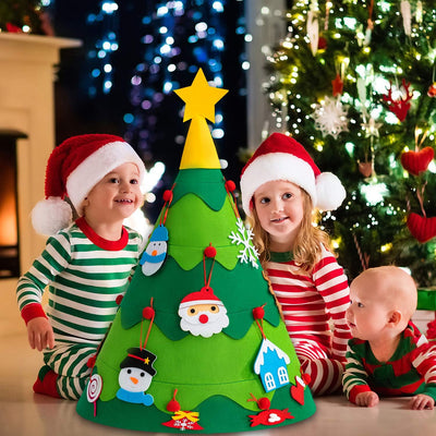 Fidtoy DIY Felt Christmas Tree – Interactive Holiday Decoration for Kids