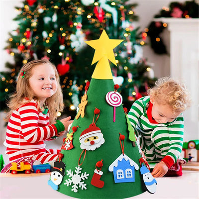 Fidtoy DIY Felt Christmas Tree – Interactive Holiday Decoration for Kids