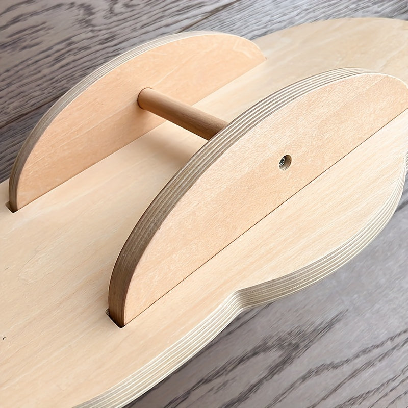 Wooden Balance Board for Kids' Fun and Development