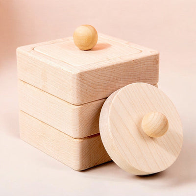 Planche en bois de reconnaissance des formes pour les tout-petits