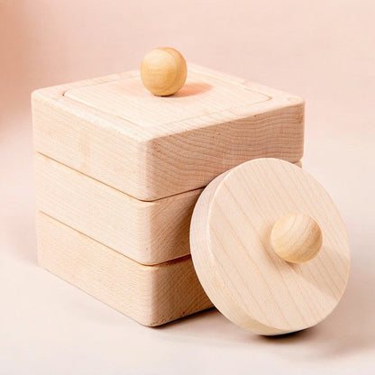 Wooden Shape Recognition Board for Toddlers