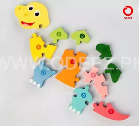 3D Wooden Animal Board - Dinosaur