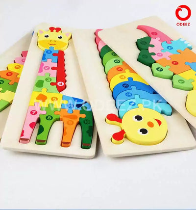 3D Wooden Animal Board - Dinosaur