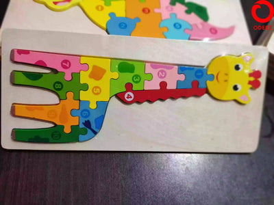 3D Wooden Animal Board - Giraffe