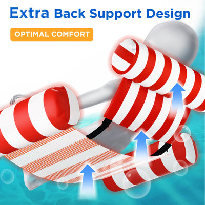Fidtoy Inflatable Pool Hammock Float Set for Adults
