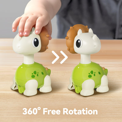 Mini-voitures dinosaures Fidtoy à pousser