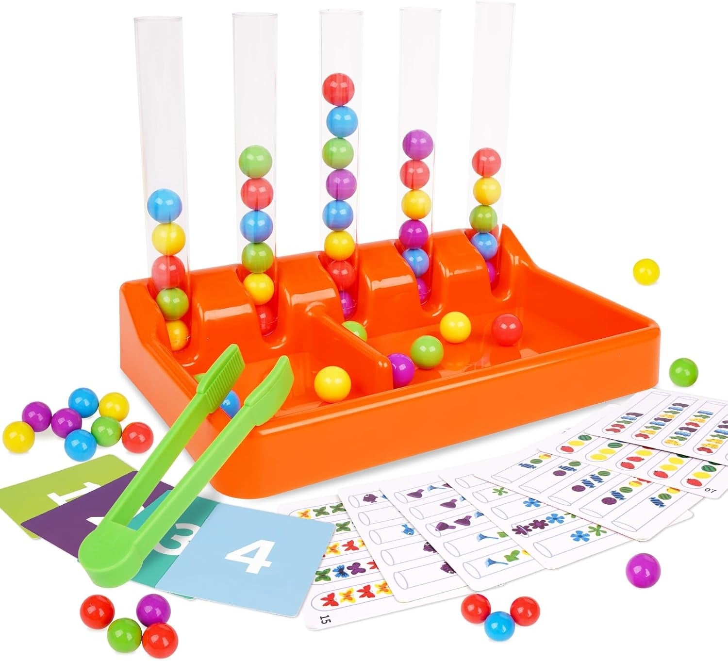 Jeu de perles à classer les couleurs - 235