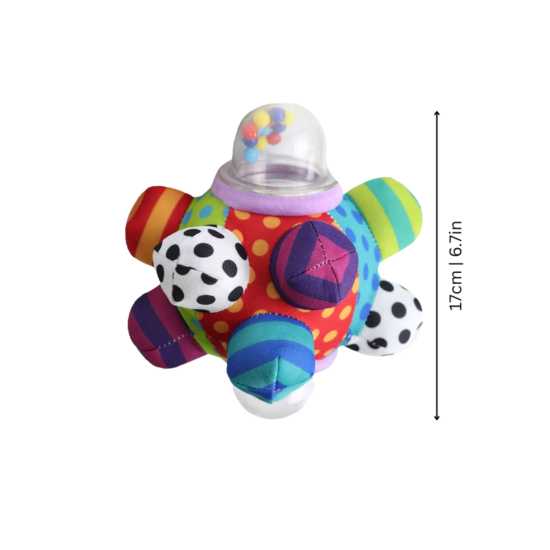 Colorful Musical Rattle – Montessori Baby Sensory Toy for Newborns & Toddlers