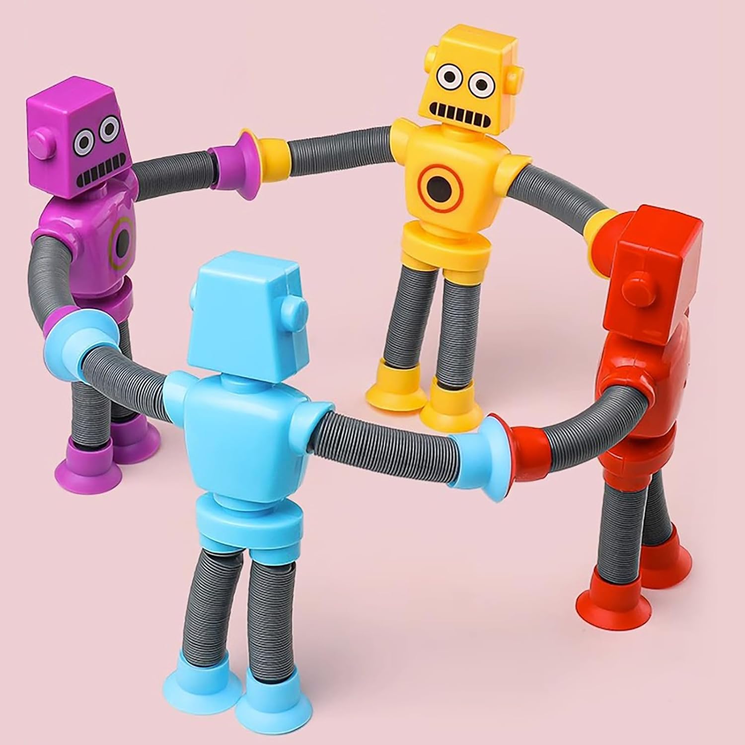 Suction Cup Robot Pop Tube Sensor Fidget Toy - 13A