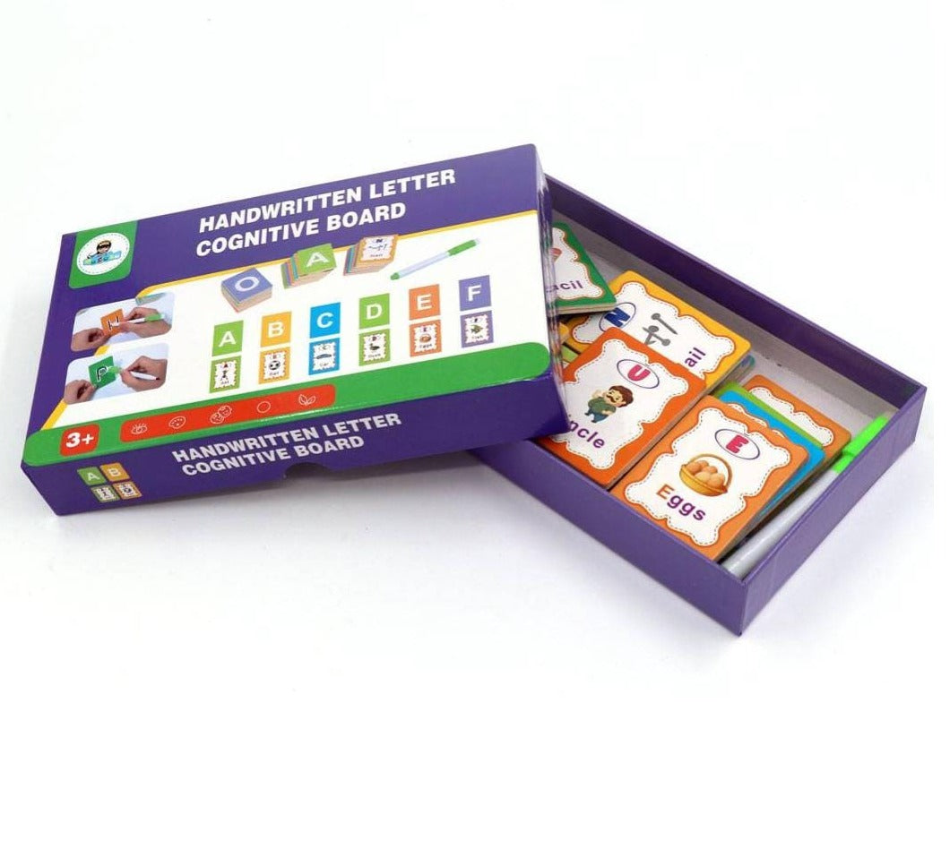 Write and Wipe Letter Cognitive Puzzle Board - 359
