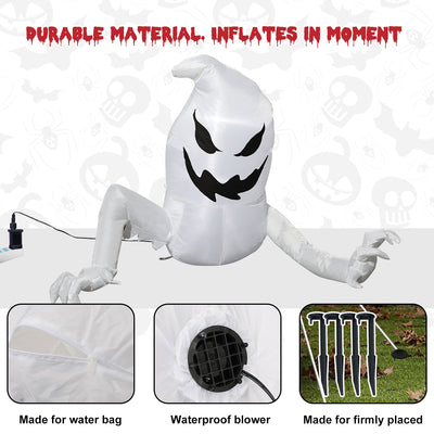 Decoración inflable fantasma de Halloween Fidtoy para fiestas en el jardín