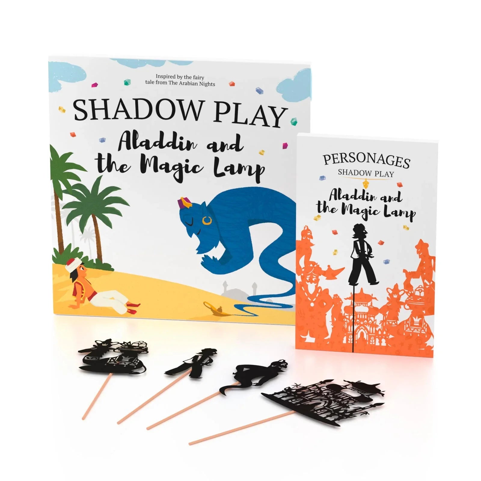 Aladdin and The Magic Lamp Shadow Book (Activity Book)