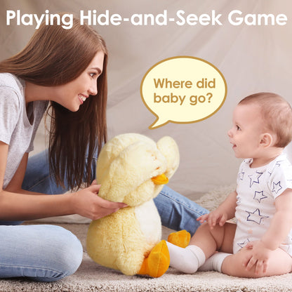 Baby Plush Chick Toy, Hide and Seek Stuffed Animal, Easter Basket Gifts