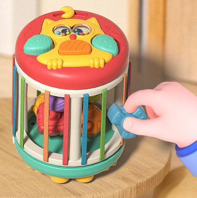 Juguete cilíndrico apilable con forma de tambor de mano - 521