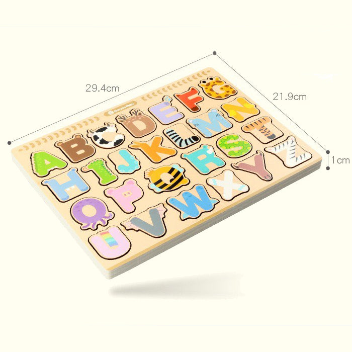 Goryeo Baby alphabet wood puzzle - Best alphabet learning toys