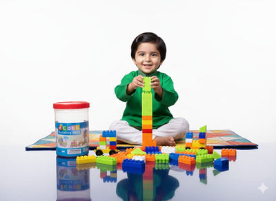 Cubo de construcción de 55 piezas - 601