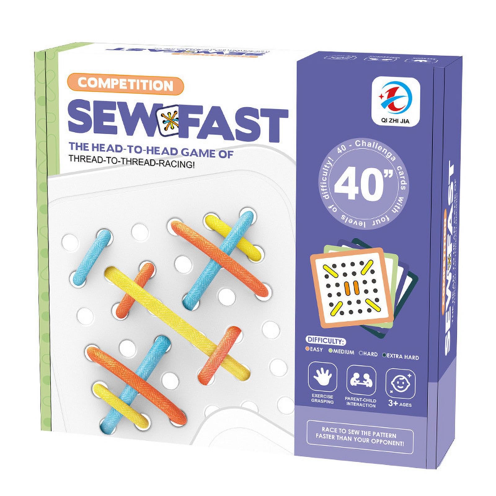 SewFast Rope-wearing Double Player 40 Pattern Cards - 050