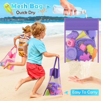 Kit de voyage de jeux de sable pour les enfants de 3 à 10 ans