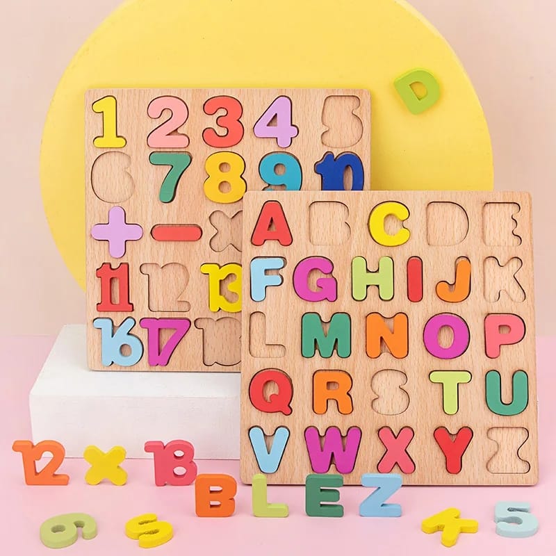 Uppercase Wooden ABC Learning Board - 888