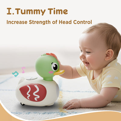 Fidtoy Baby Musical Duck Toy with Light and Sound