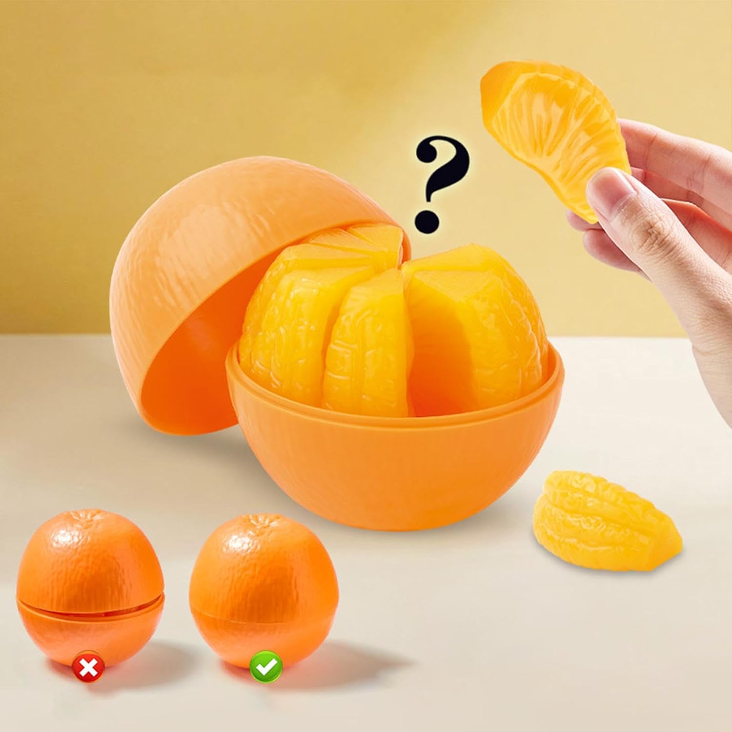 Orange Pattern Puzzle Fit Challenge - 44C