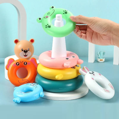 2in1 Stacking Cups and Ring Tower Play Set - 667