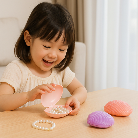 Mermaid Pearl Digging & Bracelet Crafting Kit – Creative Calm Kids Toy