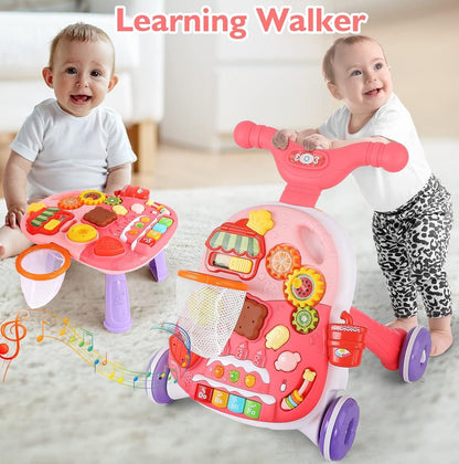 2in1 Baby Walker and Activity Table - 815