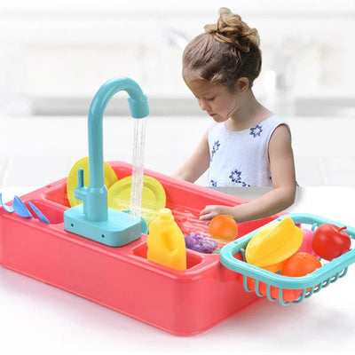 Kit de jeu d'imitation évier et lave-vaisselle de cuisine - 546