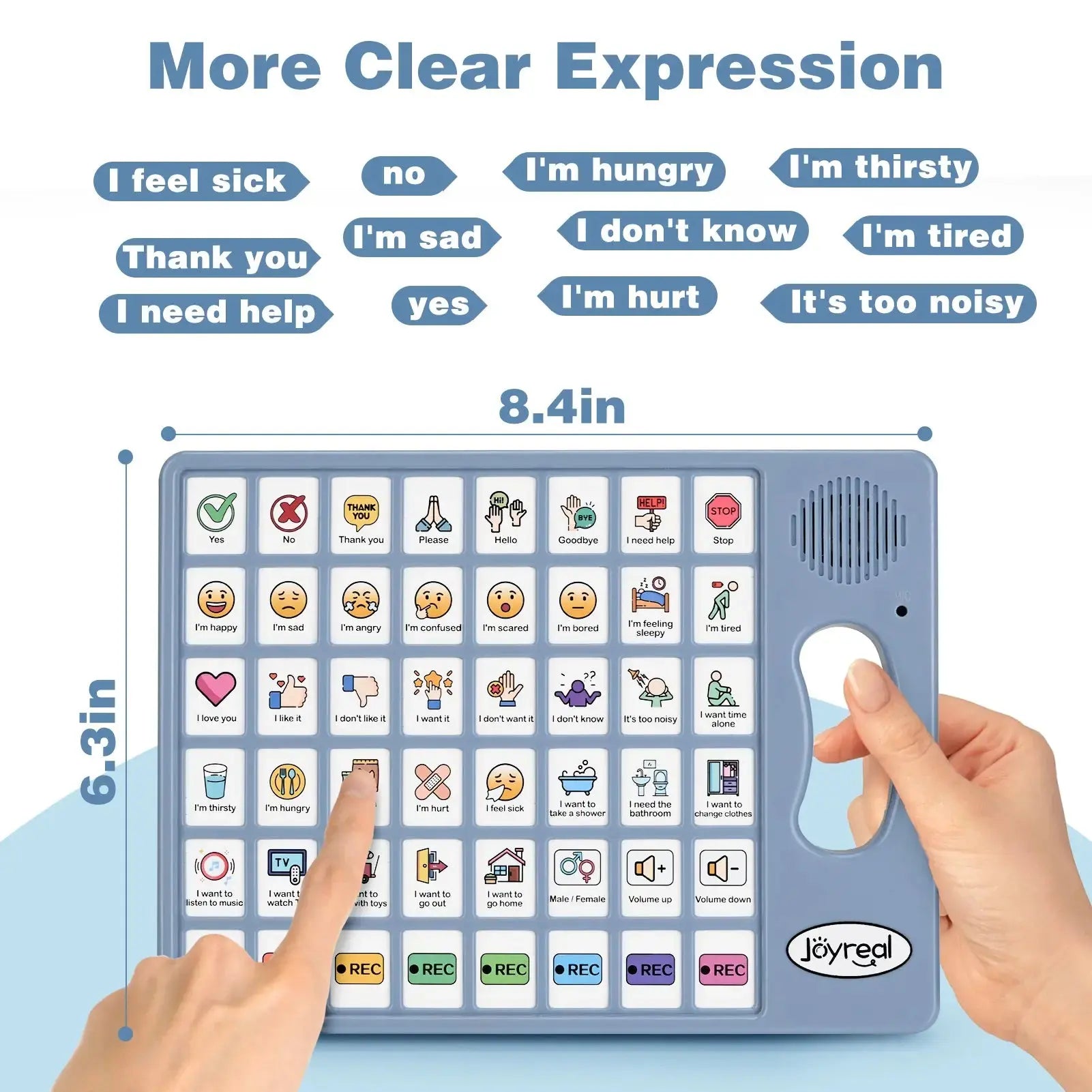 Fidtoy AAC Communication Device for Autism Support