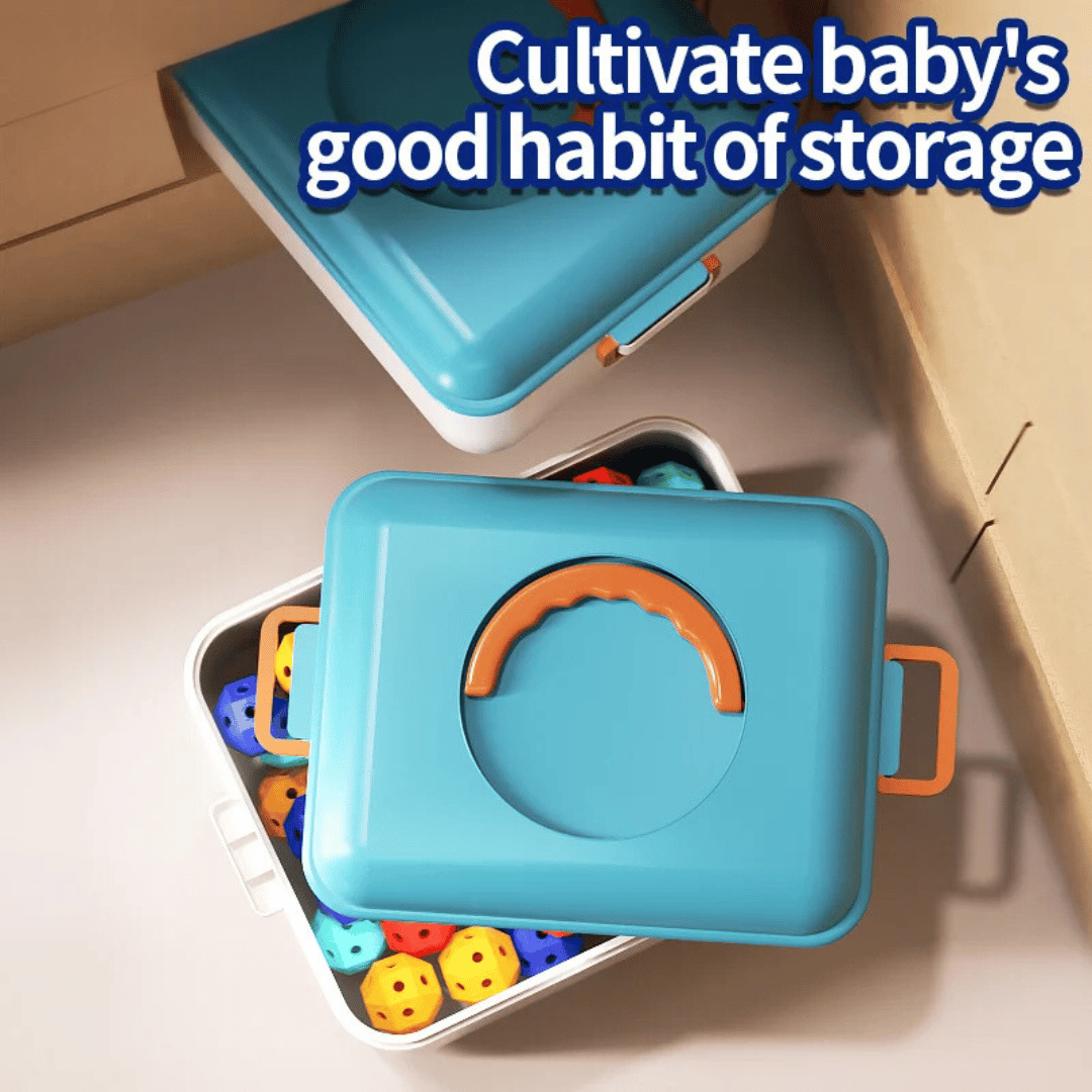 Connect Beads™ - Flexibele PVC kralen - 3D Geometrische bouwblokken