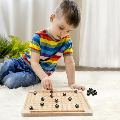 Jeu de société magnétique pour enfants et adultes – Jouet de puzzle amusant pour la famille avec des pierres magnétiques et un jeu de stratégie