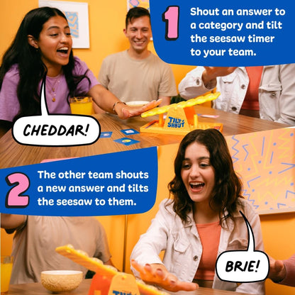 Tilt 'n' Shout: A Speedy Seasaw Family Board Game - 602