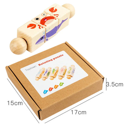 Wooden Baby Hand Bell Puzzle Toy
