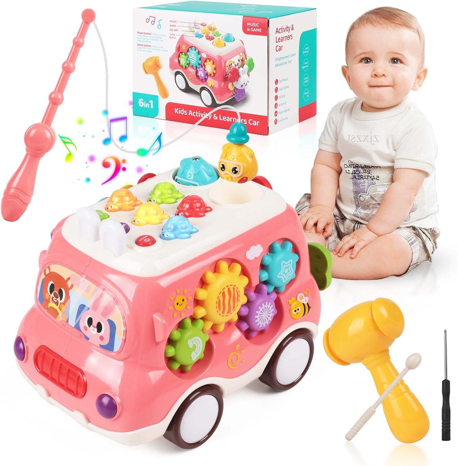 6in1 Multiple Activity and Learners Car - 986